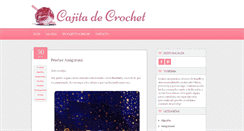 Desktop Screenshot of cajitadecrochet.com